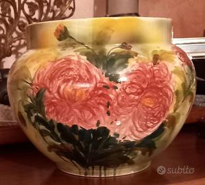 Cachepot in ceramica “La Vittoria” Mondovì  anni '
