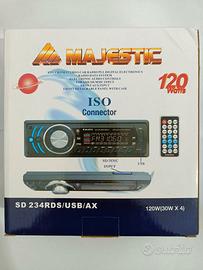 Autoradio Majestic SD 234RDS|USB|AUX (TUTTO NUOVO)