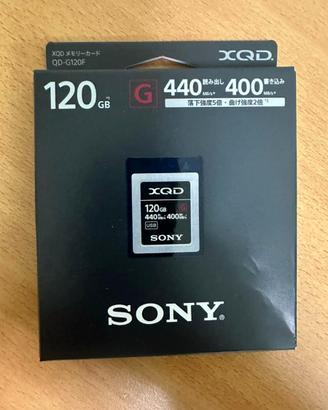 SCHEDA MEMORIA SONY XQD 120 GB