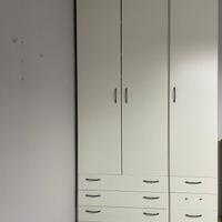 Armadio Bianco in due Elementi 