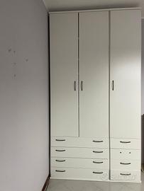 Armadio Bianco in due Elementi 
