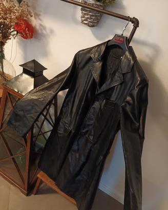 giacca pelle nera uomo marca imperial colore nero