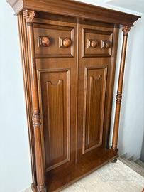 Appendiabiti in noce