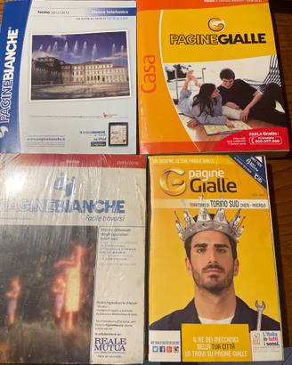 Lotto di 3 elenchi telefonici + 1 pagine gialle