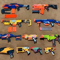 Set Nerf (11 pezzi) + Accessori e Proiettili