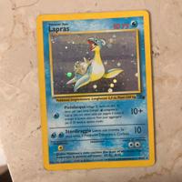 Carta pokemon Lapras holo set fossil