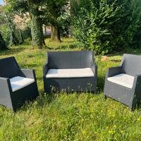 DIVANO SET DA GIARDINO