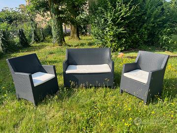 DIVANO SET DA GIARDINO