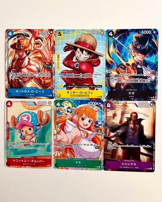 Set Completo Carte One Piece Promo McDonald 2025