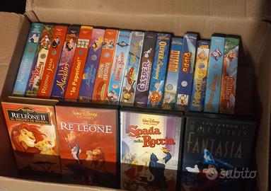 VIDEOCASSETTE VHS CARTONI DISNEY