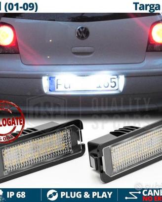 Luci Targa Full LED VW Polo 9N3 Placchette CANbus