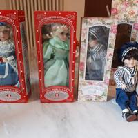 Bambole in porcellana MAI APERTE