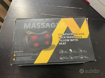 Shiatsu massager collo/schiena con calore - NUOVO