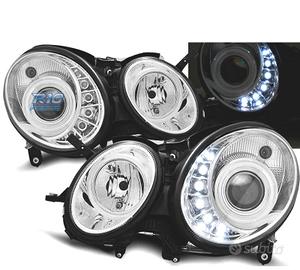 FARI PER MERCEDES W211 02-06 A LED CROMATI