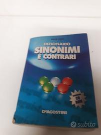 LIBRO DIZIONARIO SINONIMI E CONTRARI