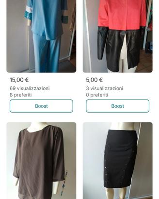 Lotto di 100 Capi di Abbigliamento Donna - Taglie 