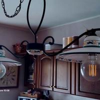 Lampadario rustico