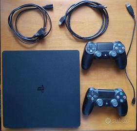 Sony PlayStation 4 Slim 500GB Wi-Fi Nera completa
