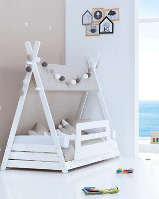 Letto montessori Alondra capanna 70x140