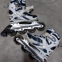 pattini rollerblade roces 38.5 con protezioni