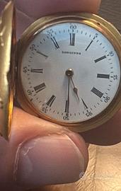 Orologio da tasca Longines in oro 18 kt vintage