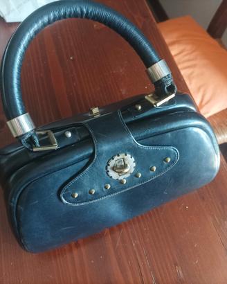 splendida borsa vintage in pelle anni '20