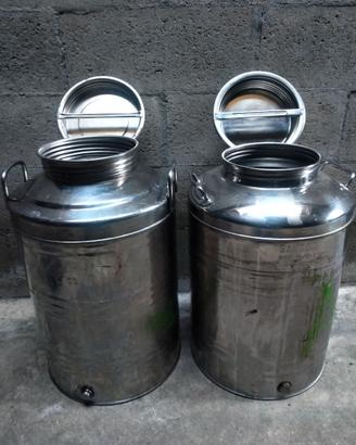 Fusti bidoni per olio alimentare
