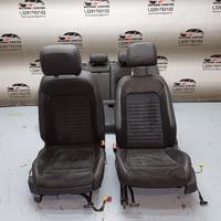 Set sedili in pelle nera \alcantara volkswagen pa