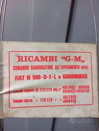 Ricambi d'epoca auto trattori