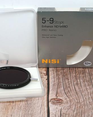 NiSi Filtro ND variabile -5-9 stop Enhance 62 mm