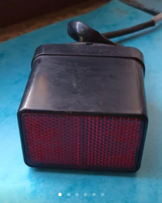 Luce per targa moto con rifrangente