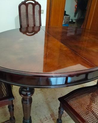 Tavolo da soggiorno ovale 