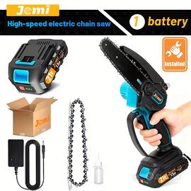 Mini Motosega a Batteria 21V Potatura Giardino