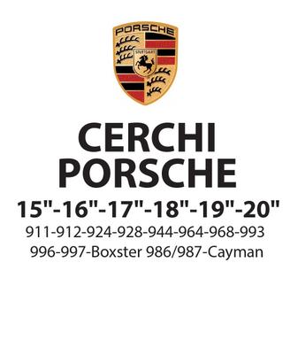 CERCHI Porsche 15-16-17-18-19 -... ORIGINALI