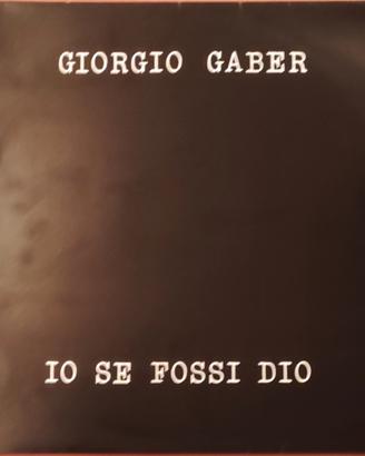 GIORGIO GABER vinili usati