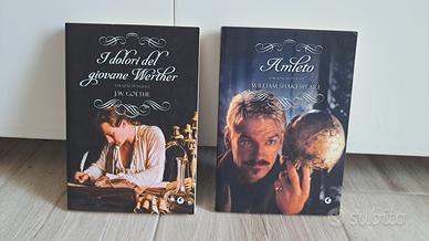 Libri "Amleto" e " I dolori del giovane Werther"