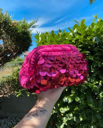 clutch bag fucsia