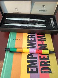 Lotto lusso:Gucci+penne Balmain 