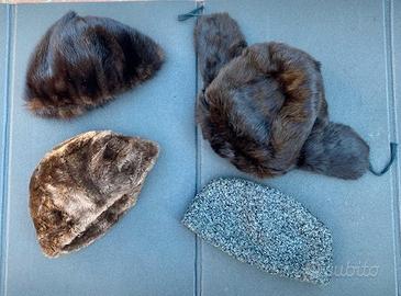 CAPPELLI VINTAGE DI PELLICCIA