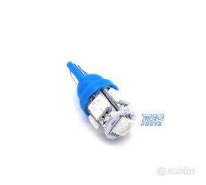 LAMPADINA LED BLU W5W T10