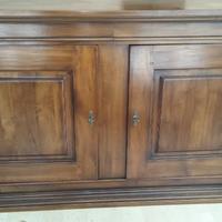 Credenza noce massello arte povera