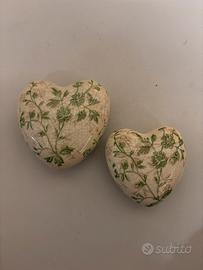 Cuori in ceramica