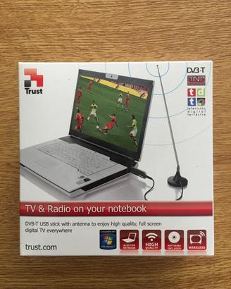 TV RADIO sul tuo NOTEBOOK PC DVB-T USB TRUST