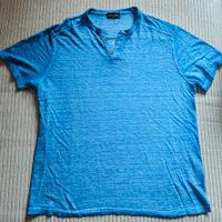Roberto Collina maglia serafino lino taglia 50