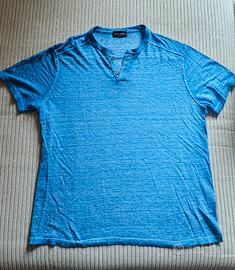 Roberto Collina maglia serafino lino taglia 50