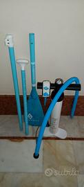 kit per SUP pompa pagaia leash, nuovi mai usati.