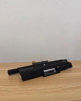 Piastra slitta micrometrica Manfrotto