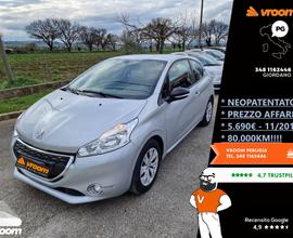 PEUGEOT 208 1.0 VTi 68 CV Active 2013 NEOPATENTATO