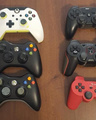 Controller Xbox 360, One e playstation Ps3