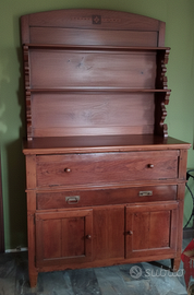 Credenza piattaia (fine 800 primi 900) Arte povera